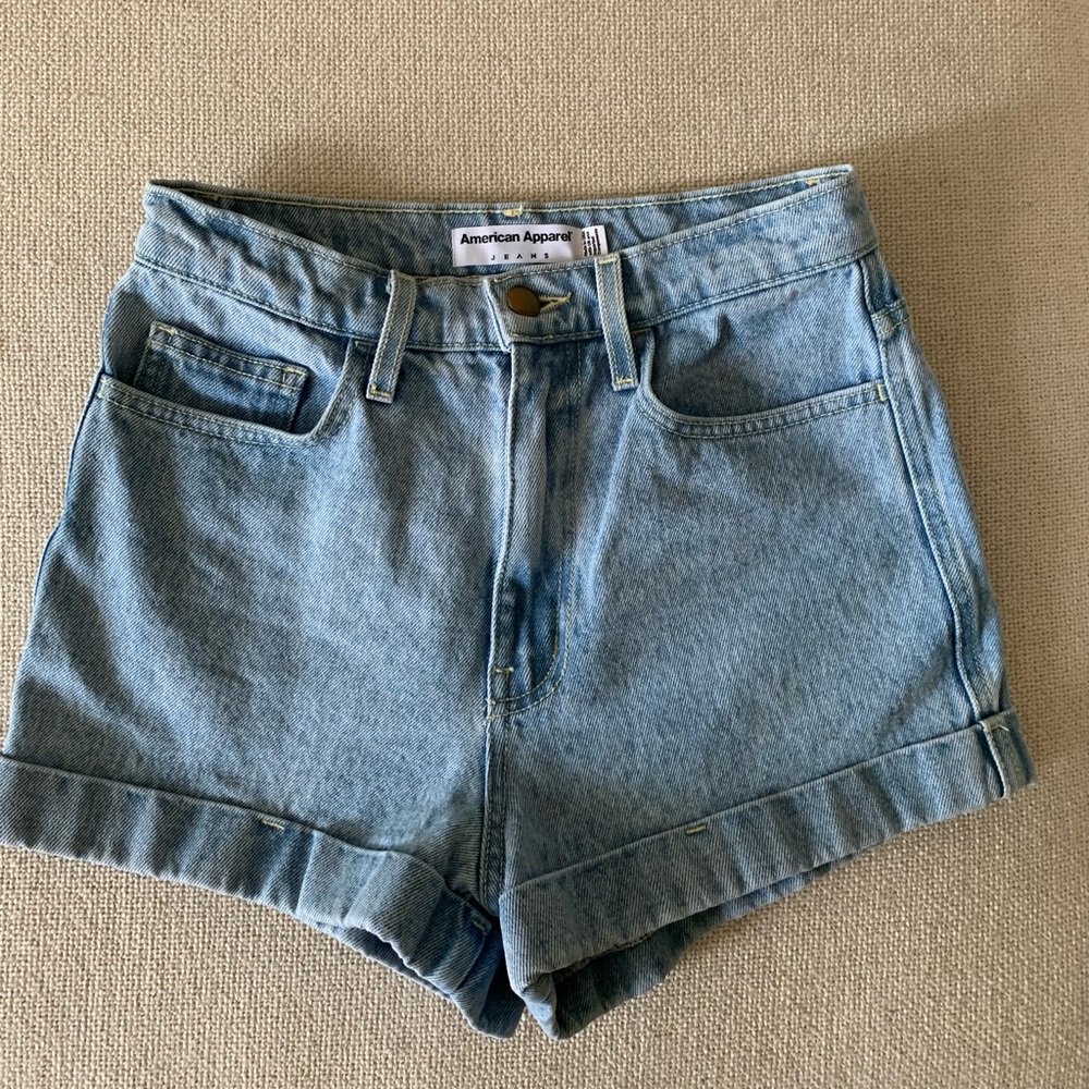 American Apparel Jean Shorts